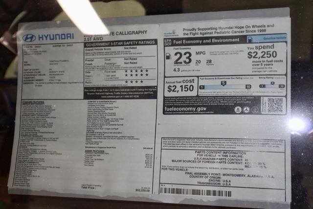 2026 Hyundai SANTA FE Calligraphy AWD