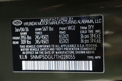 2026 Hyundai SANTA FE Calligraphy AWD