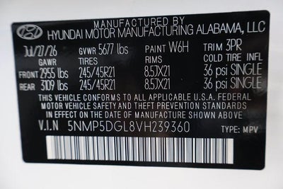 2027 Hyundai SANTA FE Calligraphy AWD