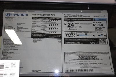 2025 Hyundai SANTA CRUZ SE AWD