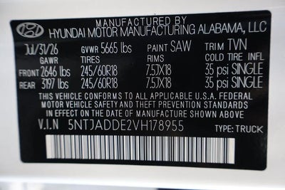 2027 Hyundai SANTA CRUZ SE AWD