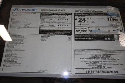 2025 Hyundai SANTA CRUZ SE AWD