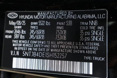 2025 Hyundai SANTA CRUZ SEL FWD