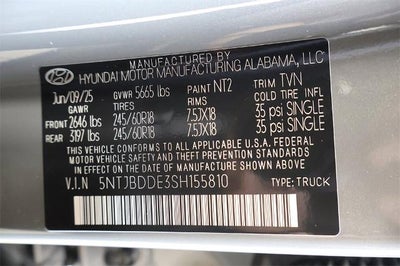 2025 Hyundai SANTA CRUZ SEL AWD