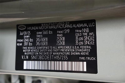 2026 Hyundai SANTA CRUZ SEL AWD