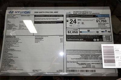 2026 Hyundai SANTA CRUZ SEL AWD