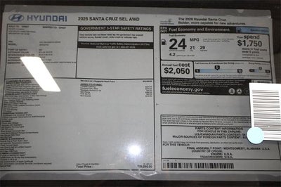 2026 Hyundai SANTA CRUZ SEL AWD