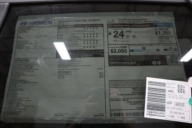 2026 Hyundai SANTA CRUZ SEL Activity AWD
