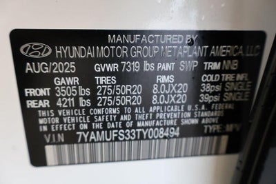 2026 Hyundai IONIQ 9 SEL AWD