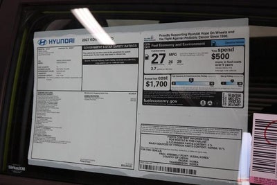 2027 Hyundai KONA SE AWD