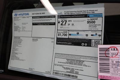 2027 Hyundai KONA SE AWD