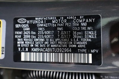 2026 Hyundai KONA SE AWD