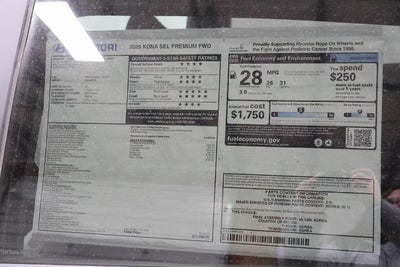 2026 Hyundai KONA SEL Premium FWD *Ltd Avail*
