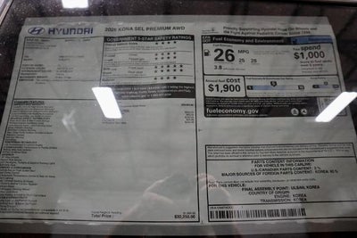 2026 Hyundai KONA SEL Premium AWD
