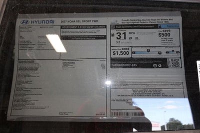 2027 Hyundai KONA SEL Sport FWD
