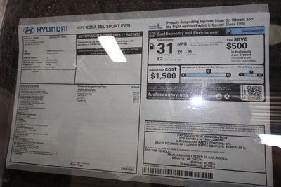 2027 Hyundai KONA SEL Sport FWD