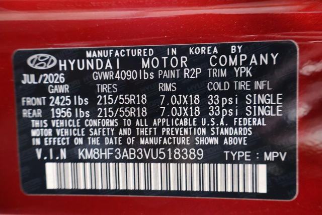 2027 Hyundai KONA SEL Sport FWD