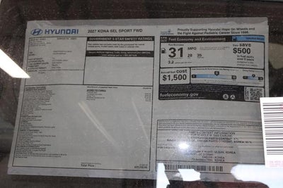 2027 Hyundai KONA SEL Sport FWD