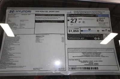 2026 Hyundai KONA SEL Sport AWD *Ltd Avail*