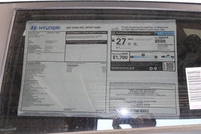 2027 Hyundai KONA SEL Sport AWD