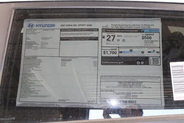 2027 Hyundai KONA SEL Sport AWD