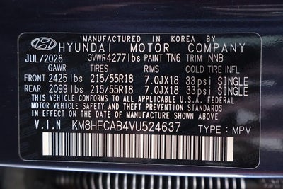 2027 Hyundai KONA SEL Sport AWD