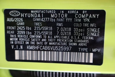 2027 Hyundai KONA SEL Sport AWD