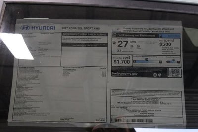 2027 Hyundai KONA SEL Sport AWD