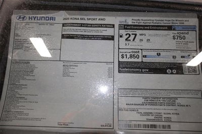 2026 Hyundai KONA SEL Sport AWD *Ltd Avail*