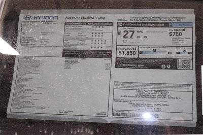 2026 Hyundai KONA SEL Sport AWD *Ltd Avail*