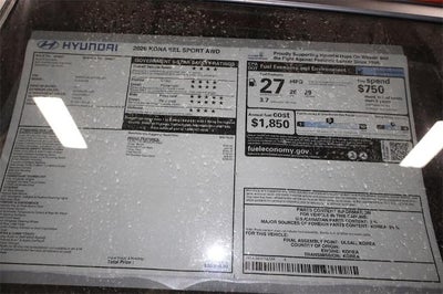 2026 Hyundai KONA SEL Sport AWD *Ltd Avail*
