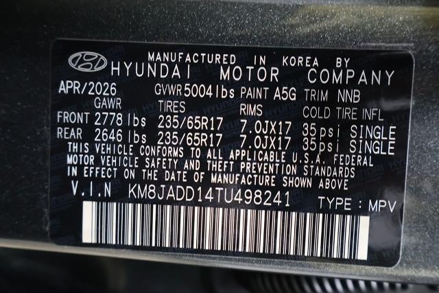2026 Hyundai TUCSON HYBRID Blue SE AWD