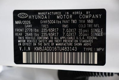 2026 Hyundai TUCSON HYBRID Blue SE AWD