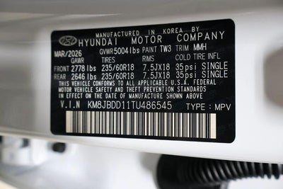2026 Hyundai TUCSON HYBRID SEL AWD