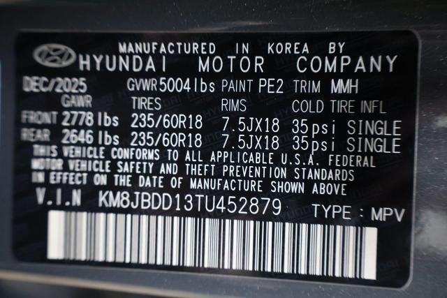 2026 Hyundai TUCSON HYBRID SEL AWD