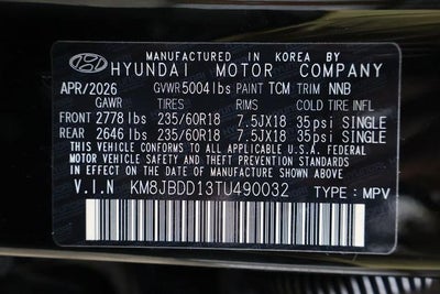 2026 Hyundai TUCSON HYBRID SEL AWD
