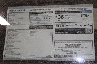 2026 Hyundai TUCSON HYBRID SEL AWD