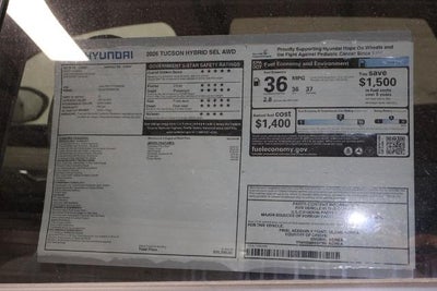 2026 Hyundai TUCSON HYBRID SEL AWD