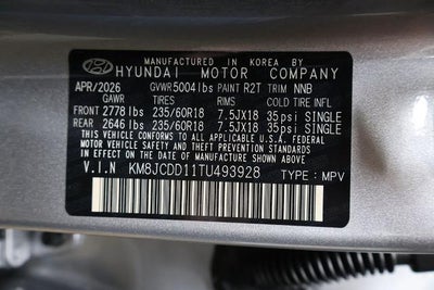 2026 Hyundai TUCSON HYBRID SEL Convenience AWD