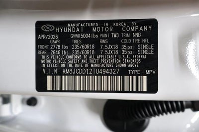2026 Hyundai TUCSON HYBRID SEL Convenience AWD