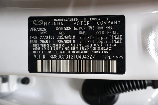 2026 Hyundai TUCSON HYBRID SEL Convenience AWD