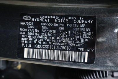 2026 Hyundai TUCSON HYBRID SEL Convenience AWD