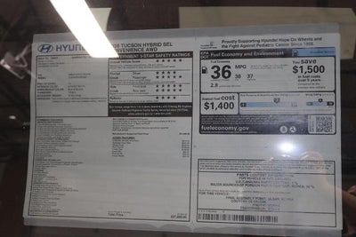 2026 Hyundai TUCSON HYBRID SEL Convenience AWD