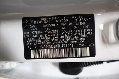 2026 Hyundai TUCSON HYBRID SEL Convenience AWD