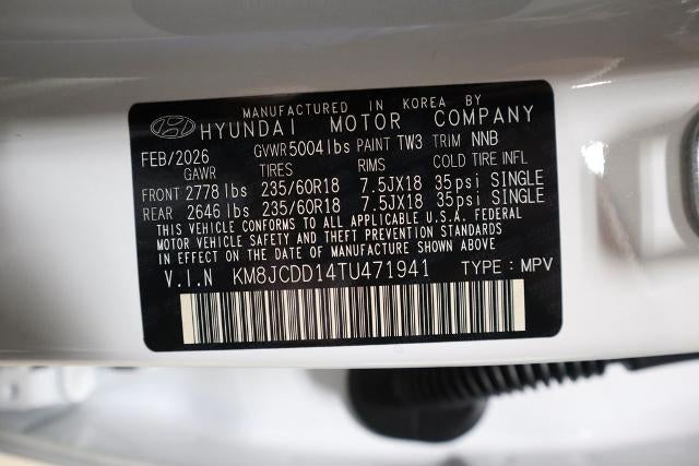 2026 Hyundai TUCSON HYBRID SEL Convenience AWD