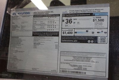 2026 Hyundai TUCSON HYBRID SEL Convenience AWD