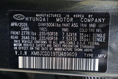 2026 Hyundai TUCSON HYBRID SEL Convenience AWD