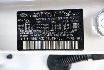2026 Hyundai TUCSON HYBRID Limited AWD