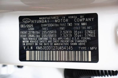 2026 Hyundai TUCSON HYBRID Limited AWD