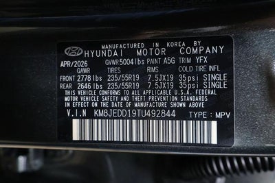 2026 Hyundai TUCSON HYBRID Limited AWD